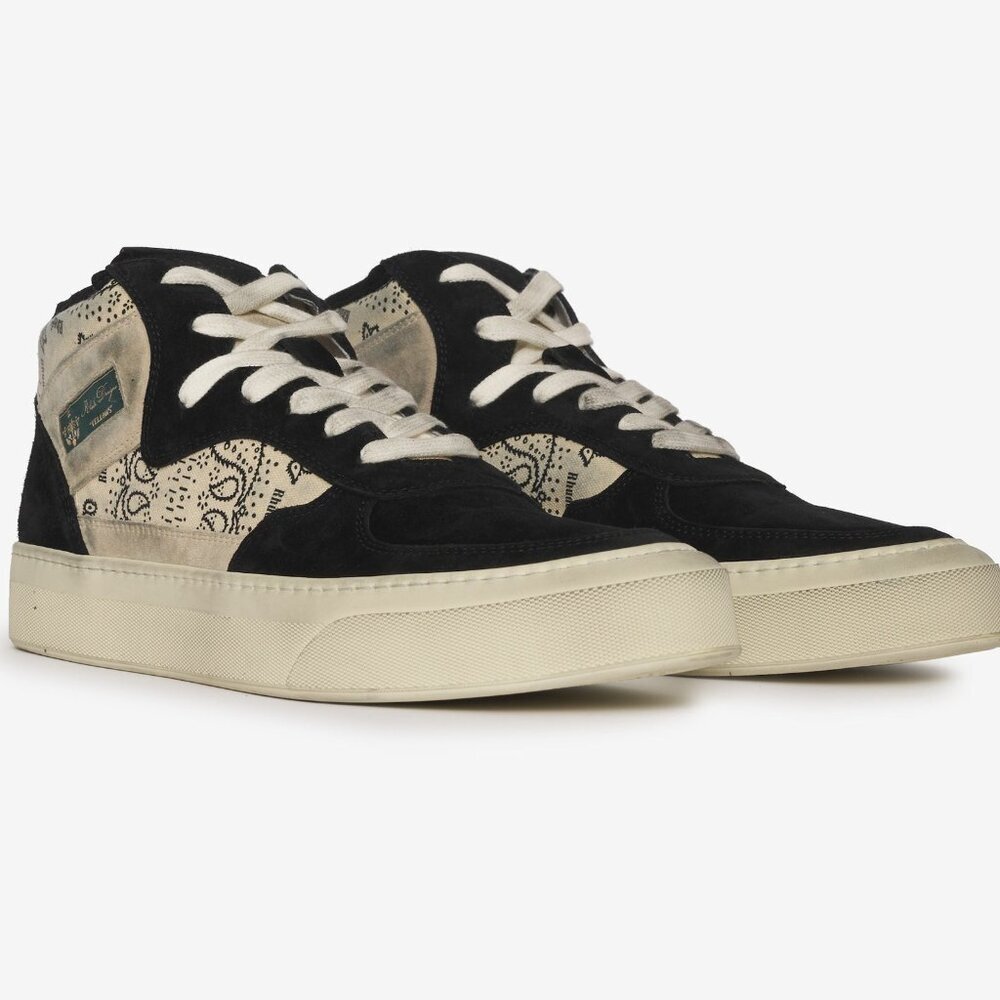 Rhude Cabriolets Bandana  Sneakers Size 9 Vintage Style